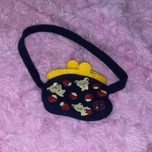 rilakkuma faux kiss lock purse :3